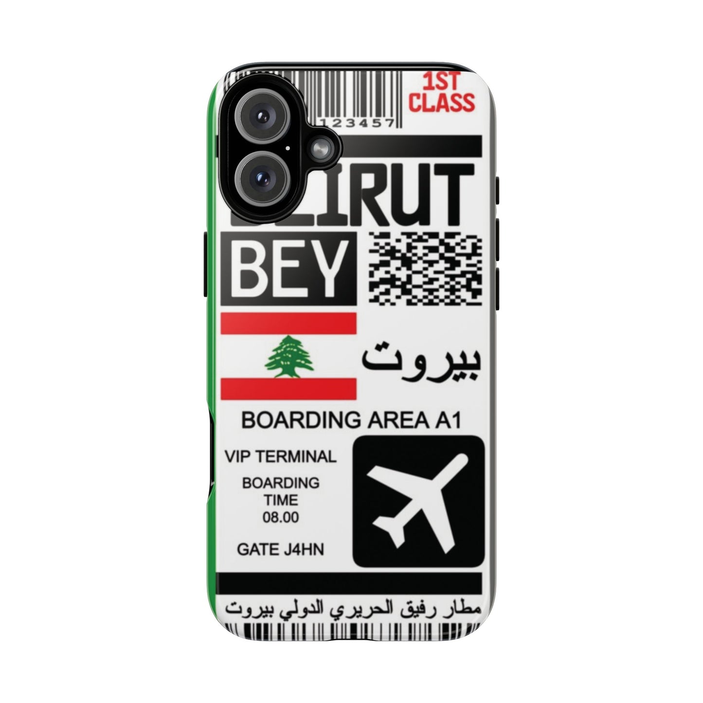 Lebanon Boarding Pass Tough Case