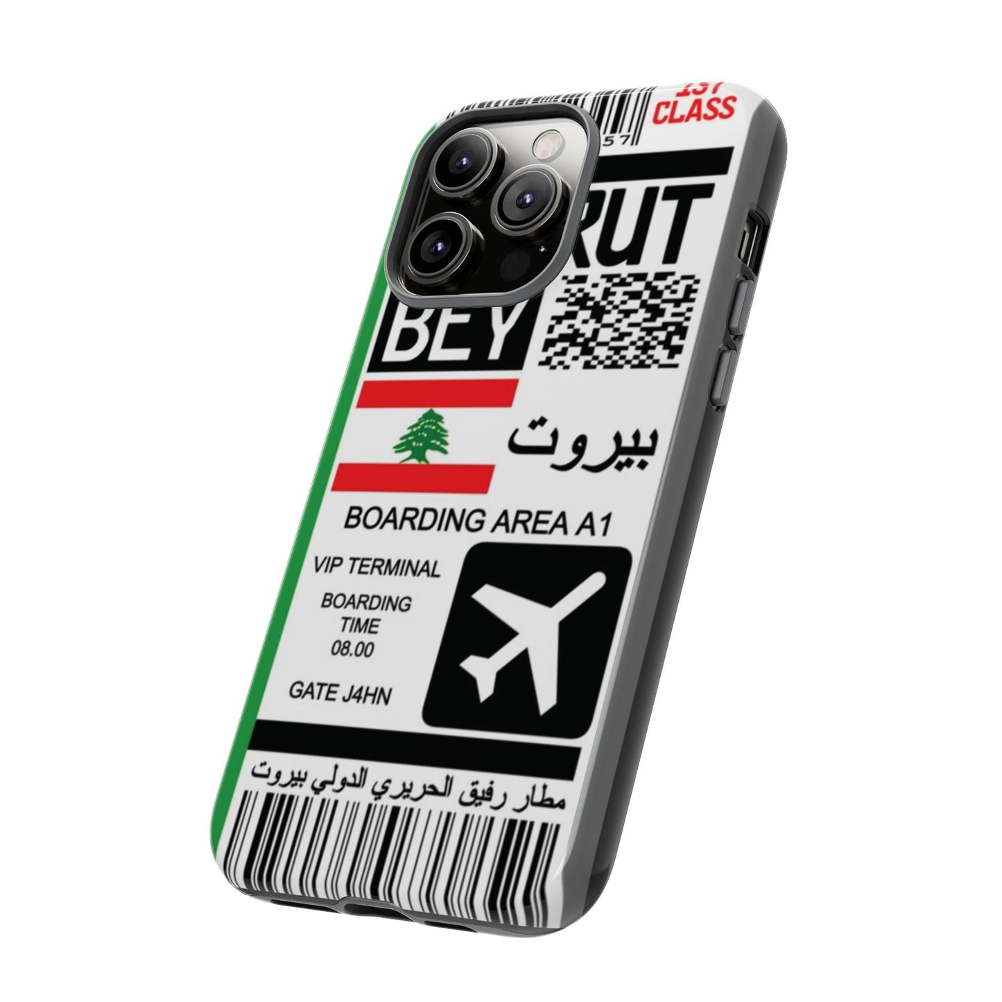 Lebanon Boarding Pass Tough Case