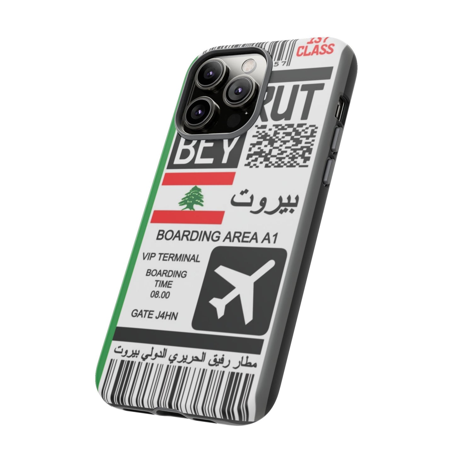 Lebanon Boarding Pass Tough Case