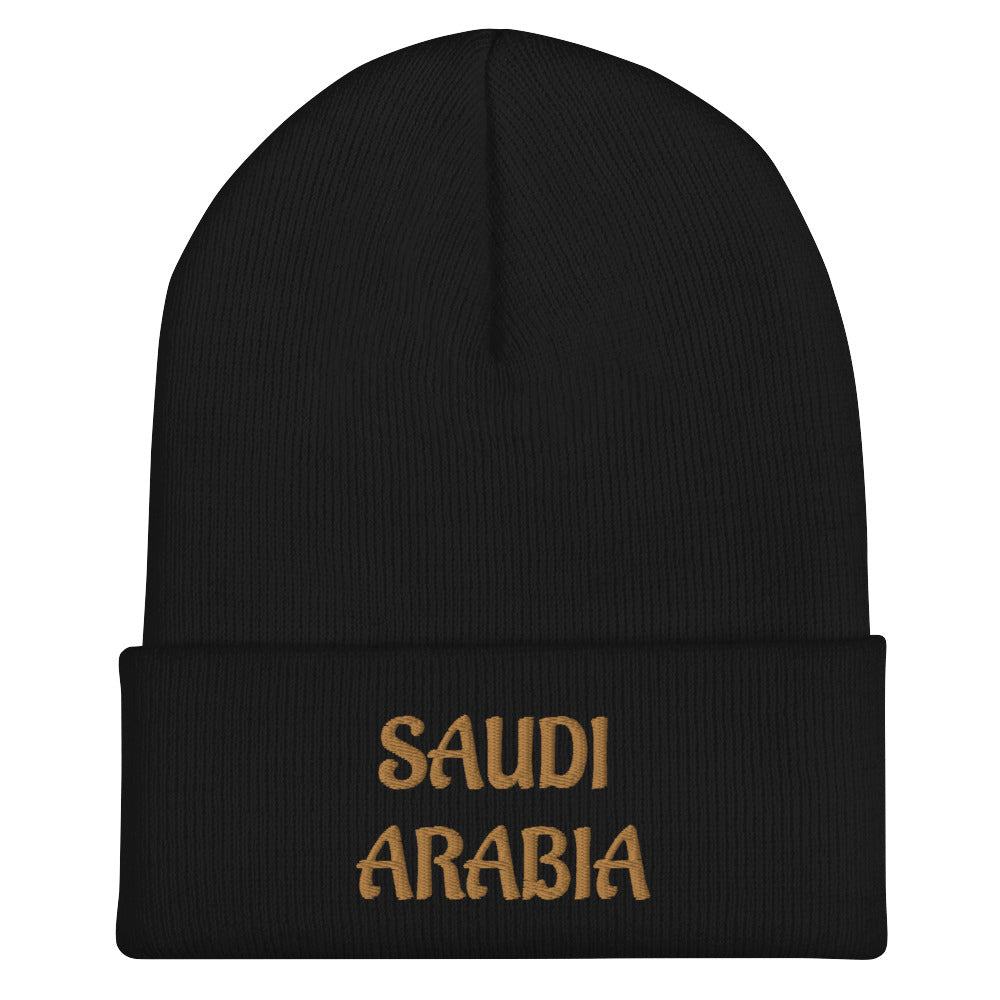 Saudi Arabia Cuffed Beanie