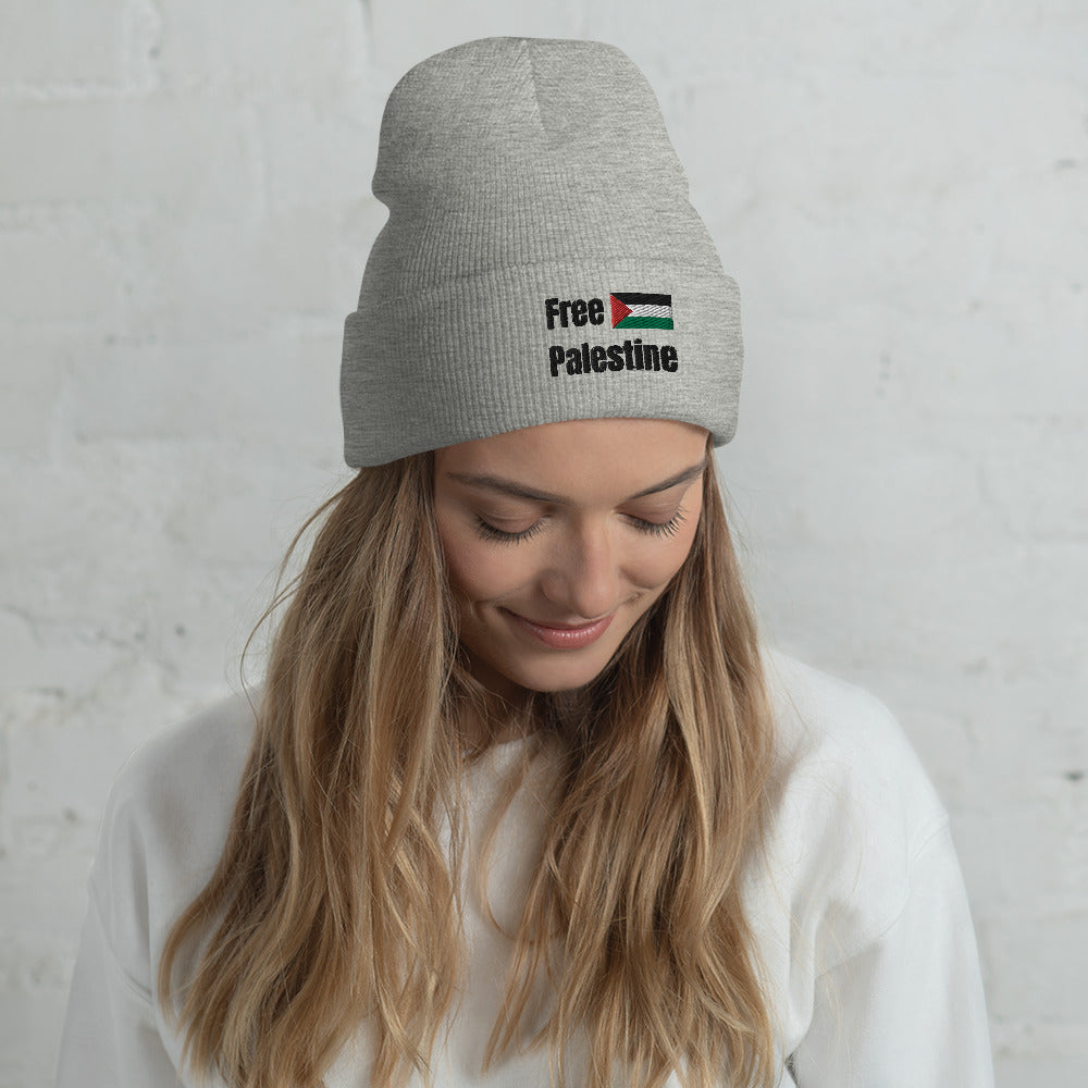 Free Palestine Beanie