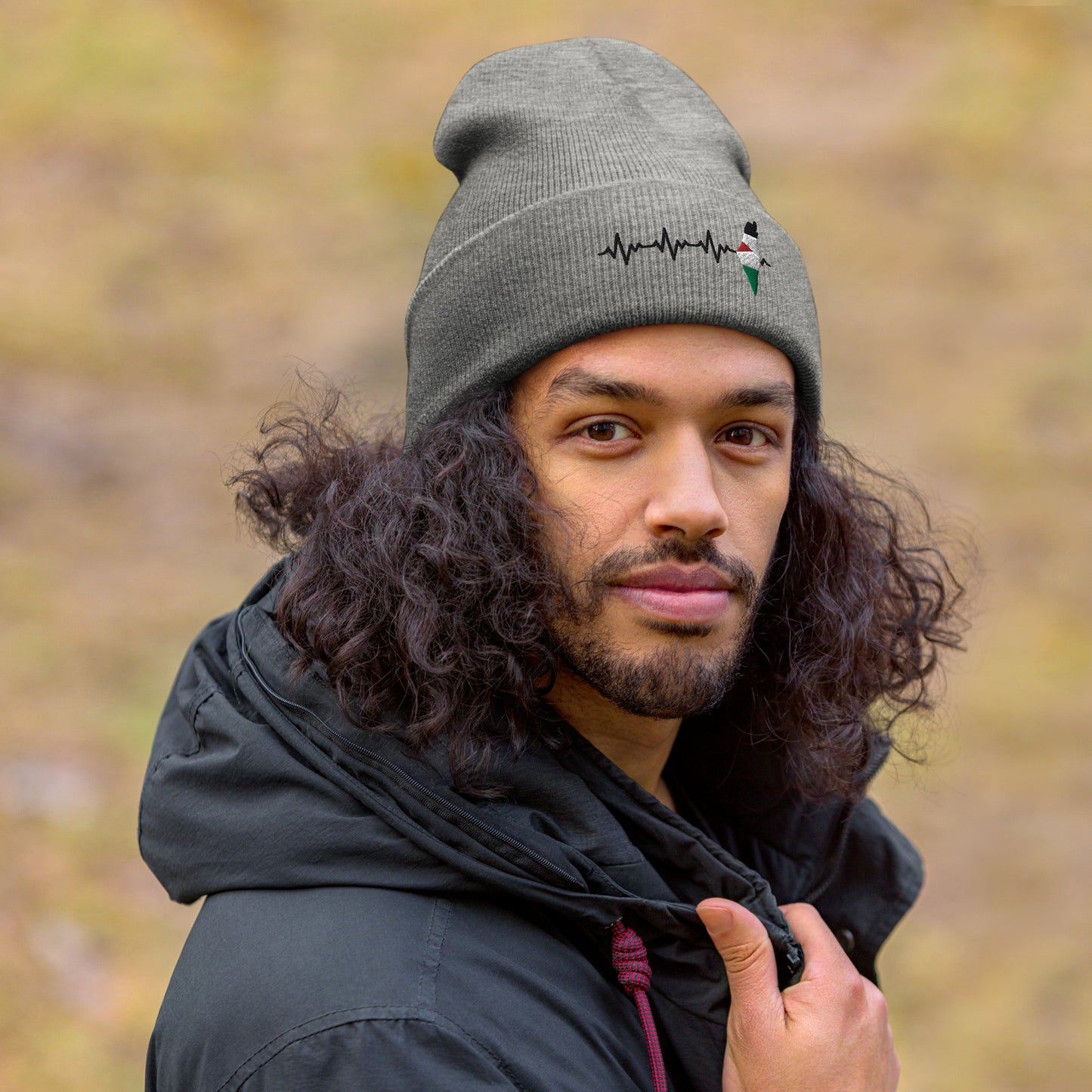 Heartbeats for Palestine Beanie