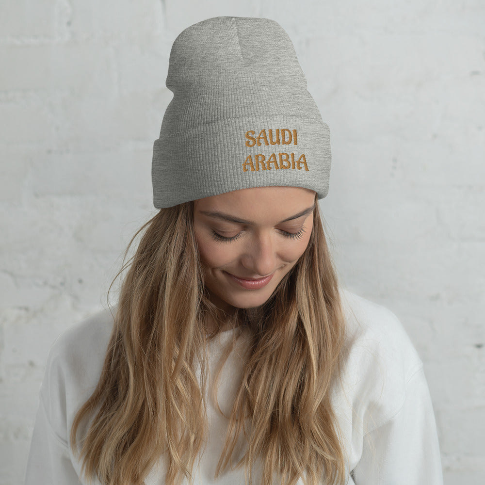 Saudi Arabia Cuffed Beanie