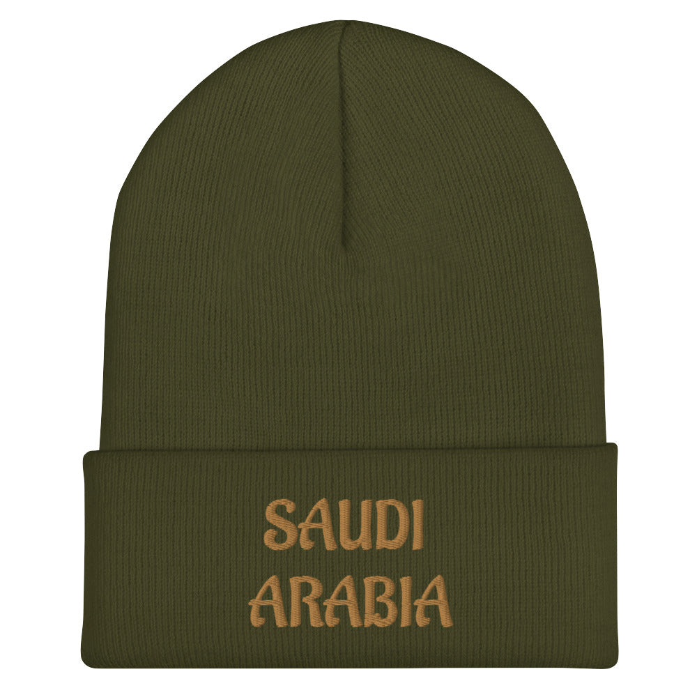 Saudi Arabia Cuffed Beanie