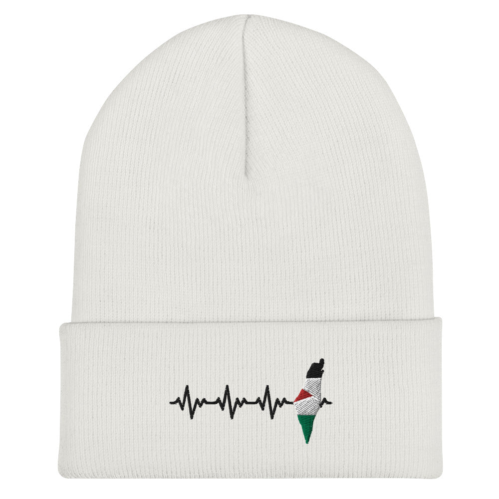 Heartbeats for Palestine Beanie