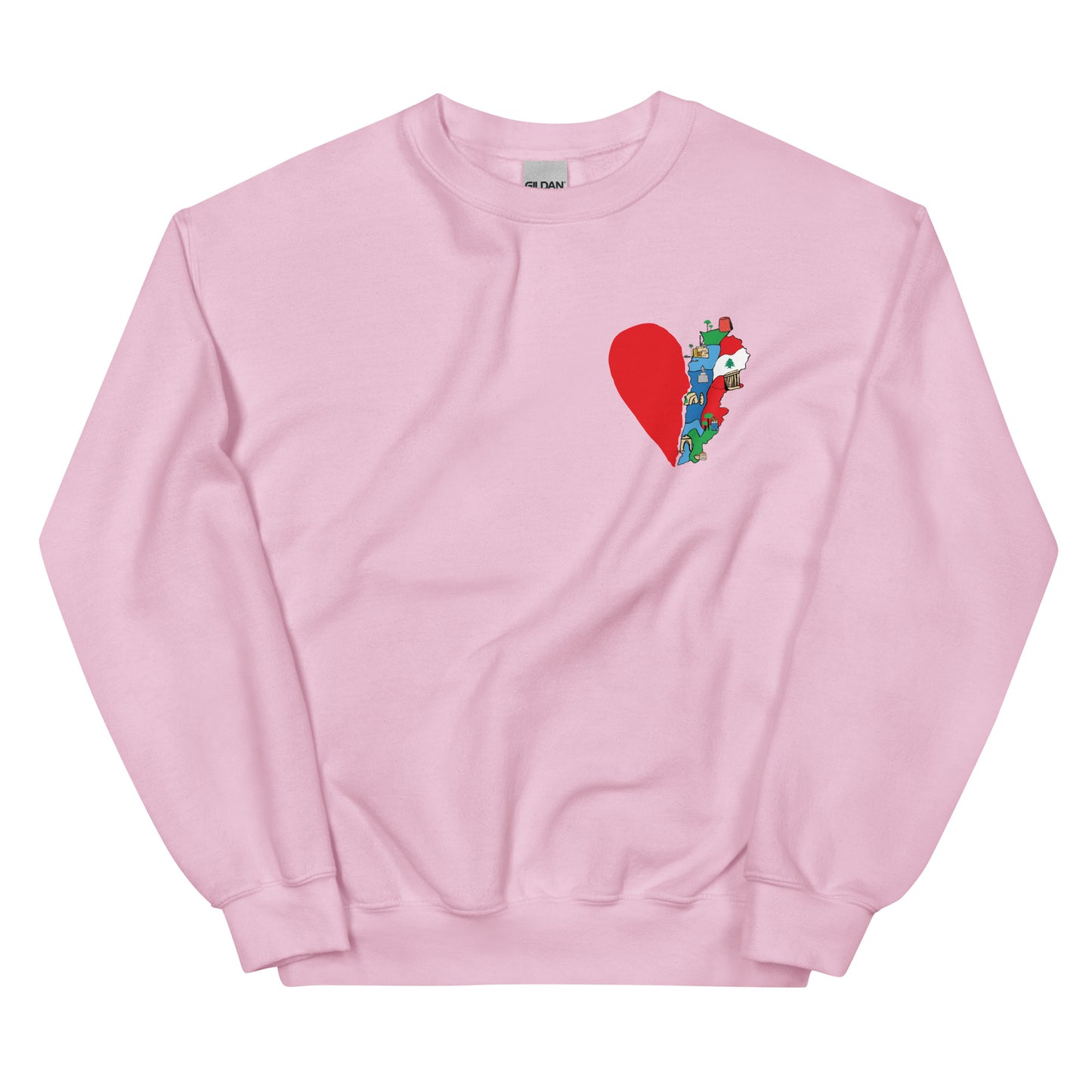 Lebanon's Broken Heart Unisex Crewneck