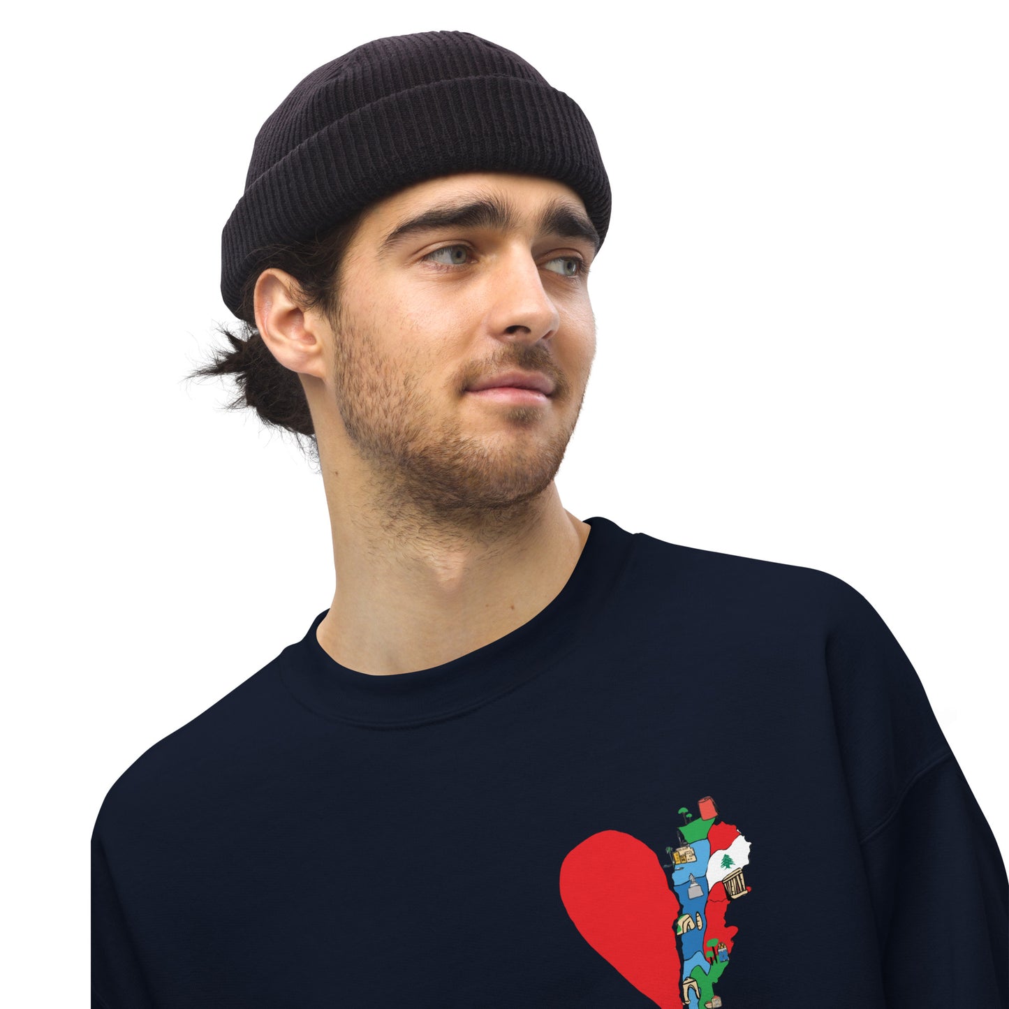 Lebanon's Broken Heart Unisex Crewneck