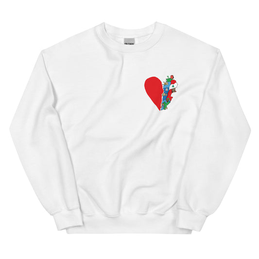 Lebanon's Broken Heart Unisex Crewneck