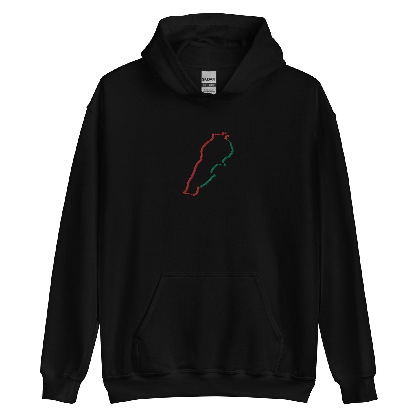 Lebanon Map Unisex Hoodie