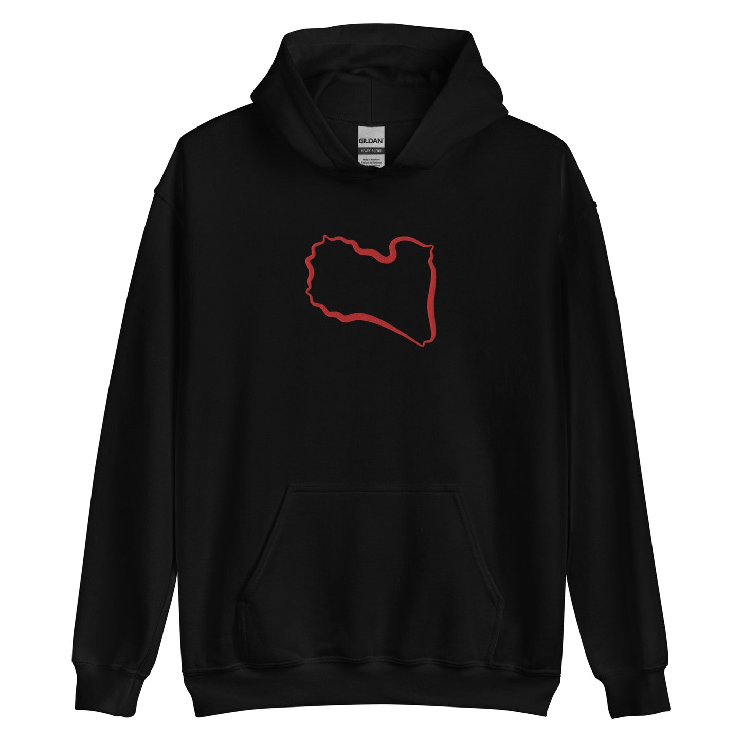 Libya Map Unisex Hoodie