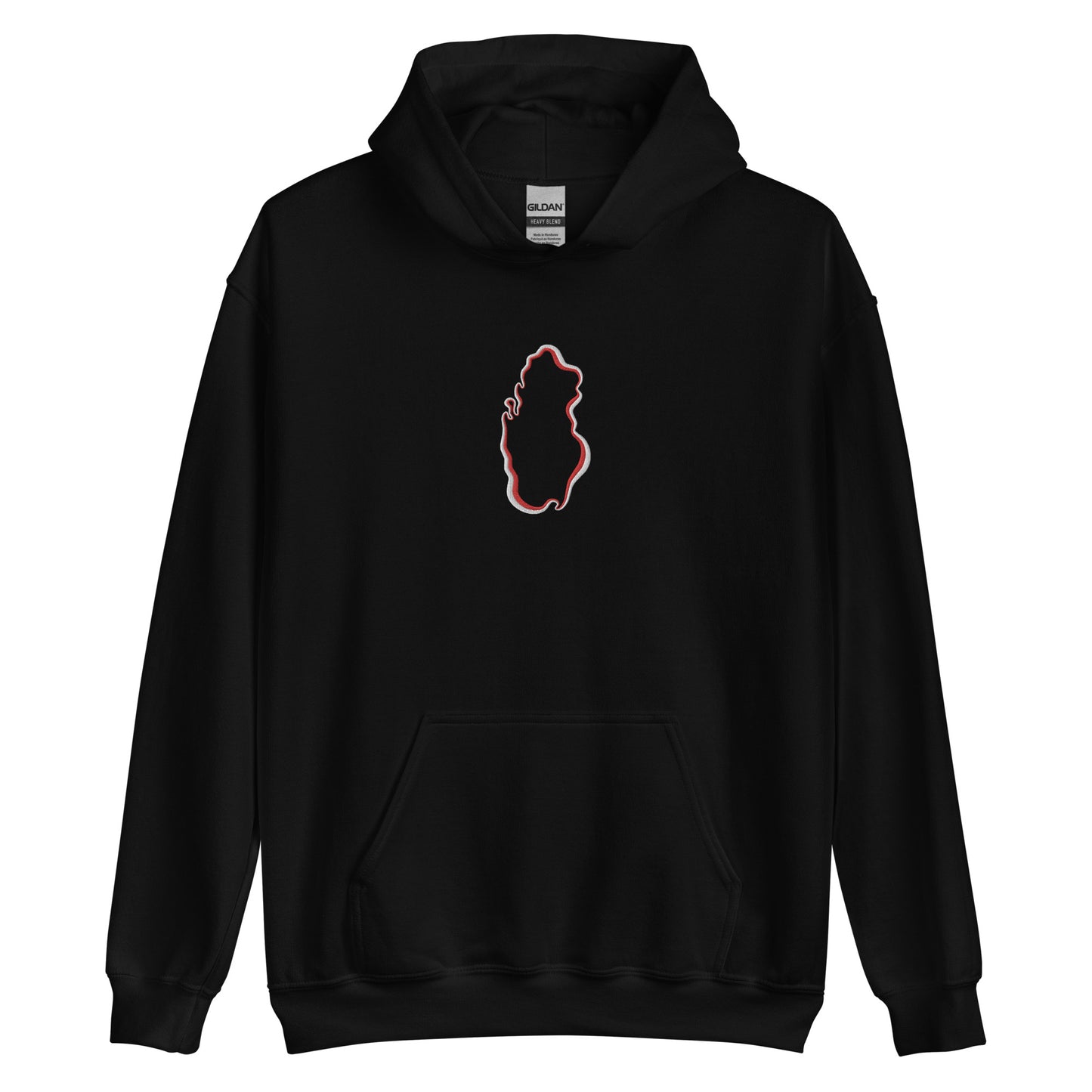 Qatar Map Unisex Hoodie