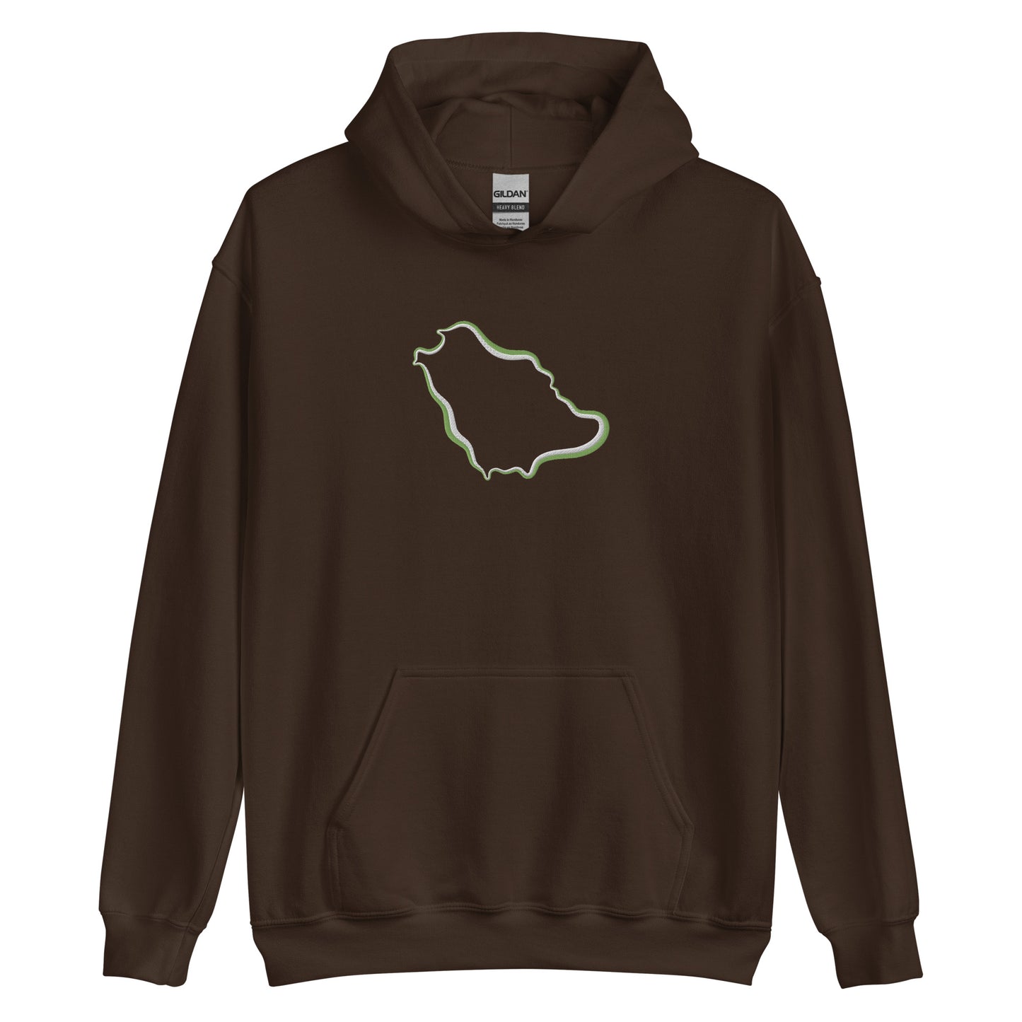 Saudi Arabia Map Unisex Hoodie