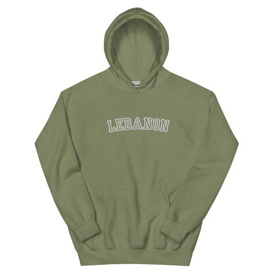 Lebanon Map Unisex Hoodie