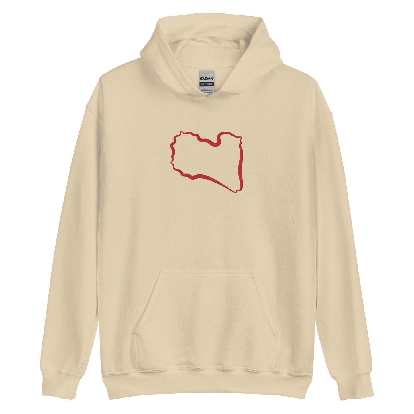 Libya Map Unisex Hoodie