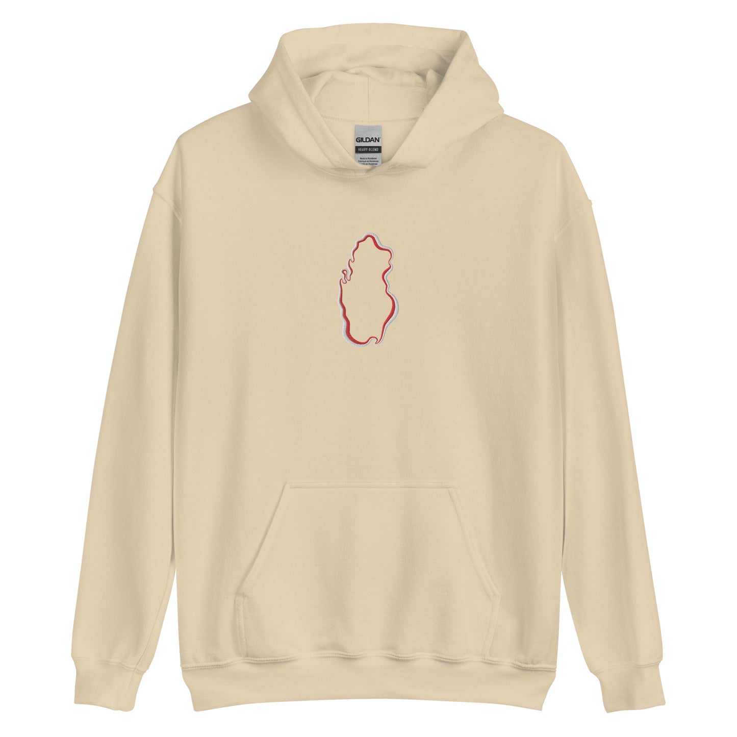 Qatar Map Unisex Hoodie