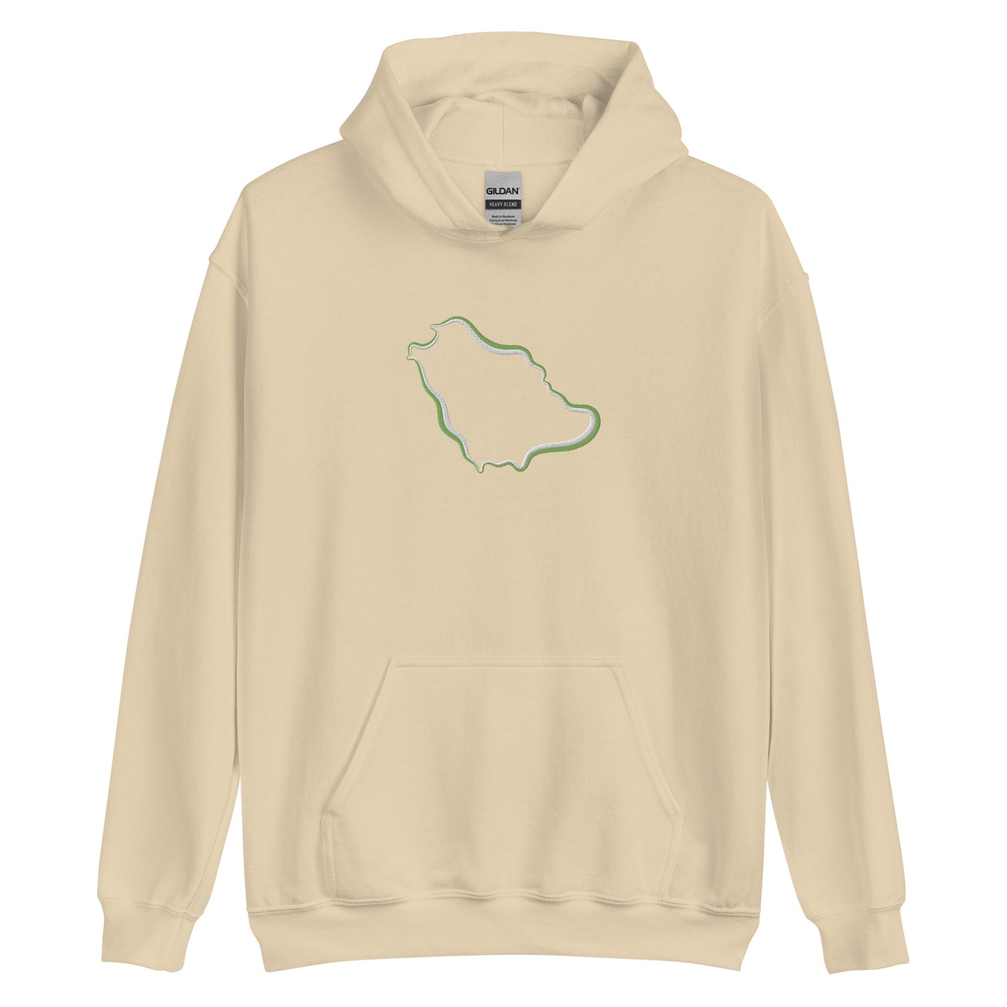 Saudi Arabia Map Unisex Hoodie