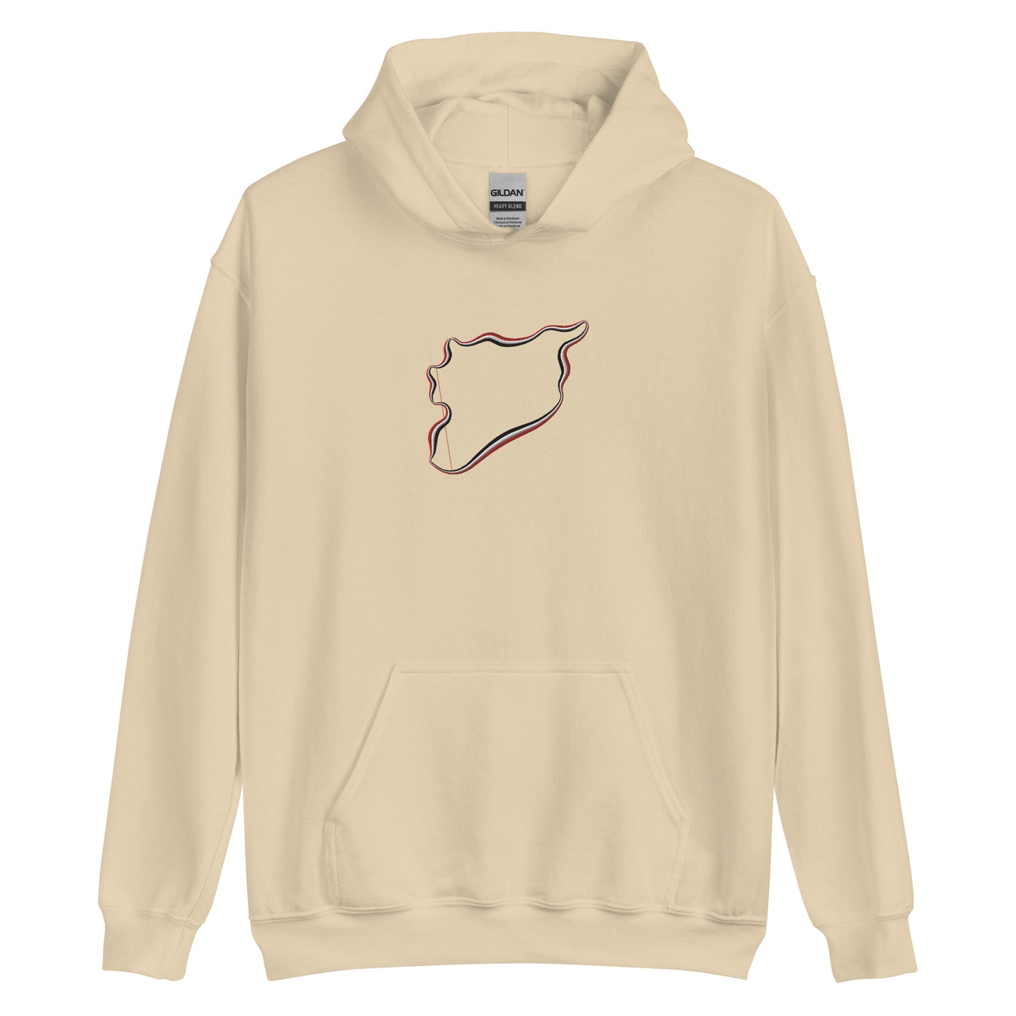 Syria Map Unisex Hoodie