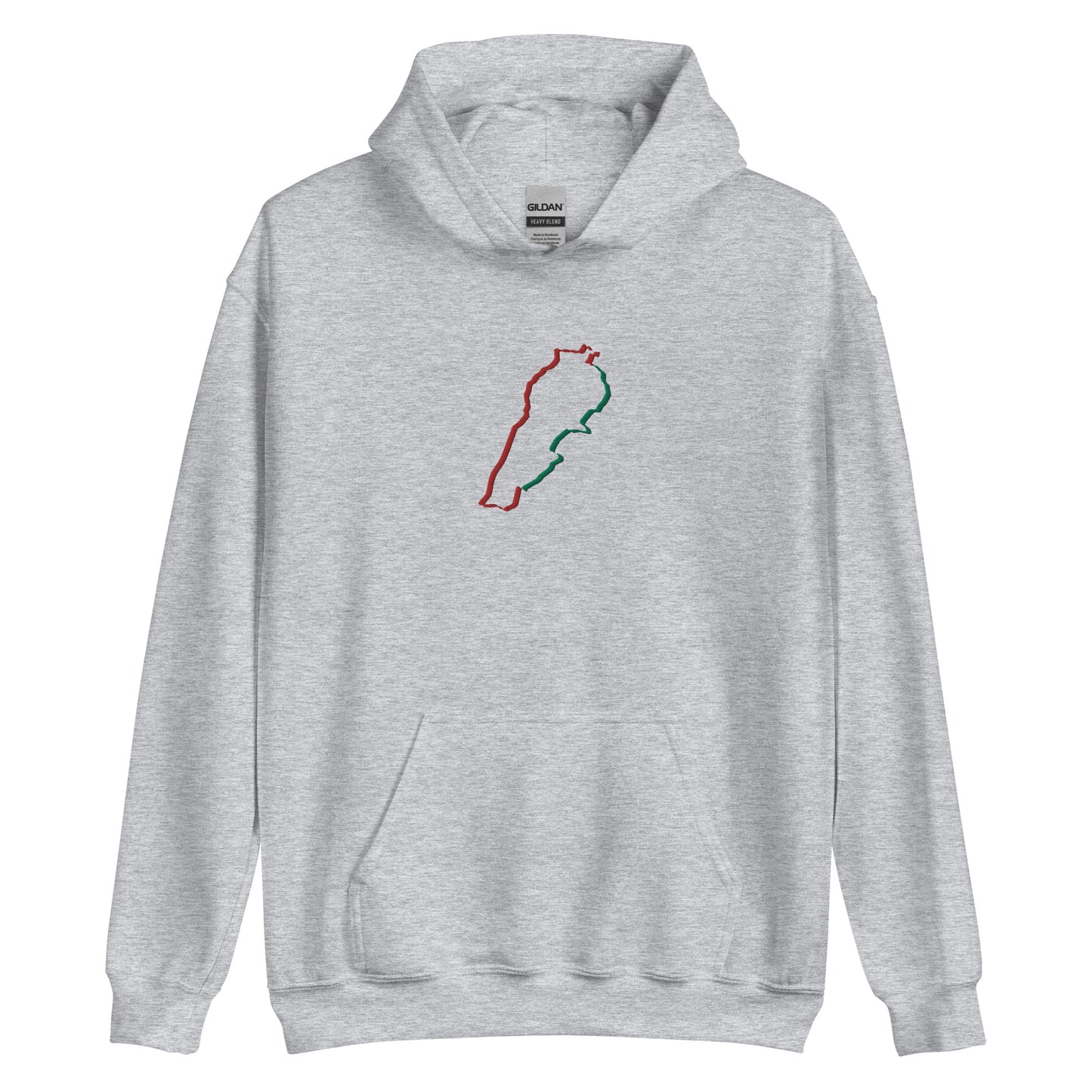 Lebanon Map Unisex Hoodie