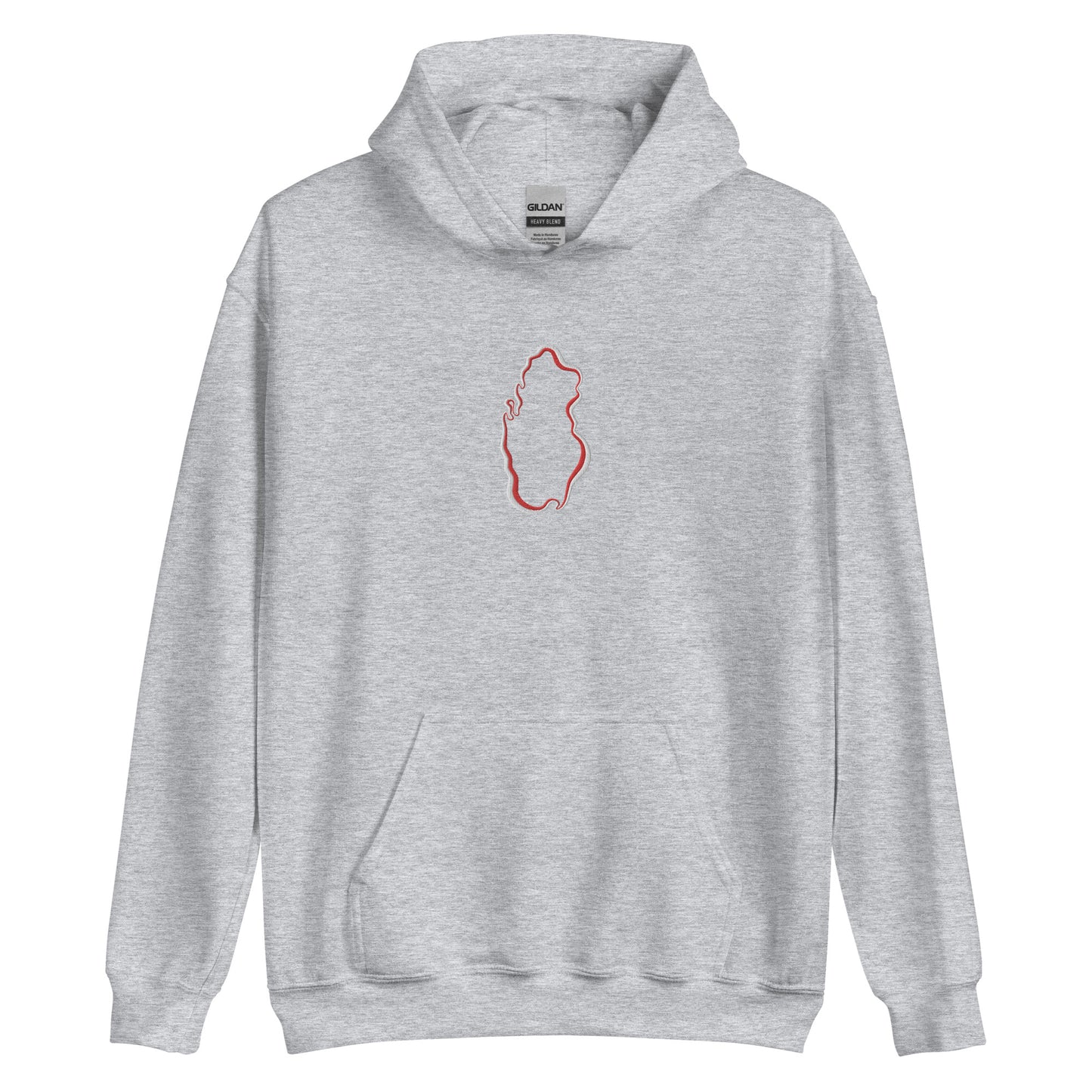 Qatar Map Unisex Hoodie