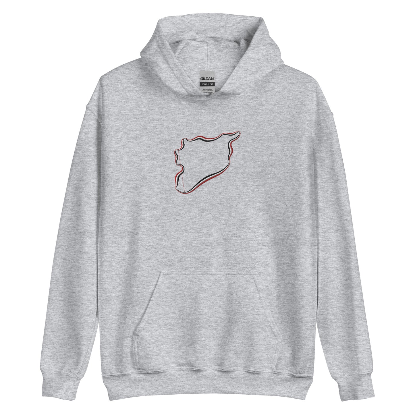 Syria Map Unisex Hoodie