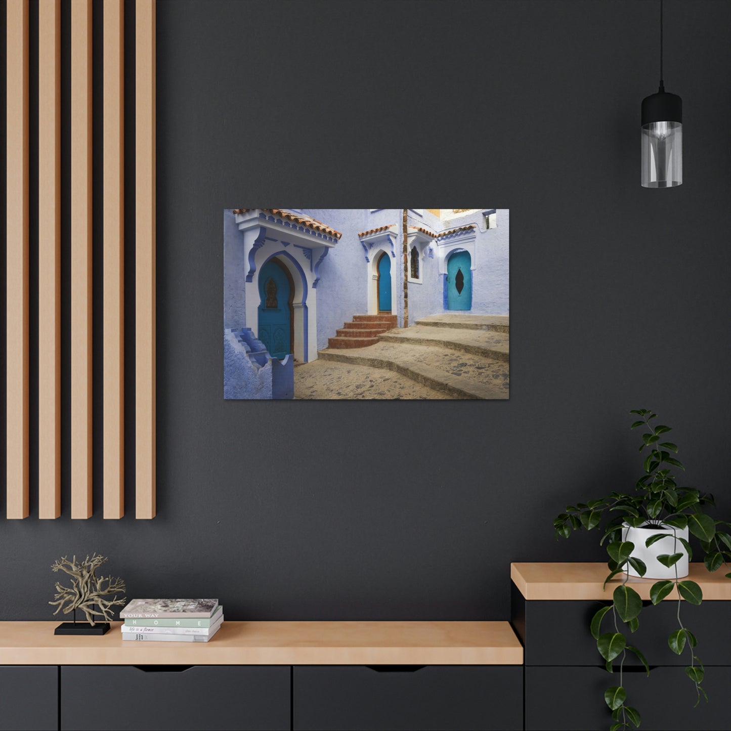 Chefchaouen Medina Morocco 36x24 Canvas