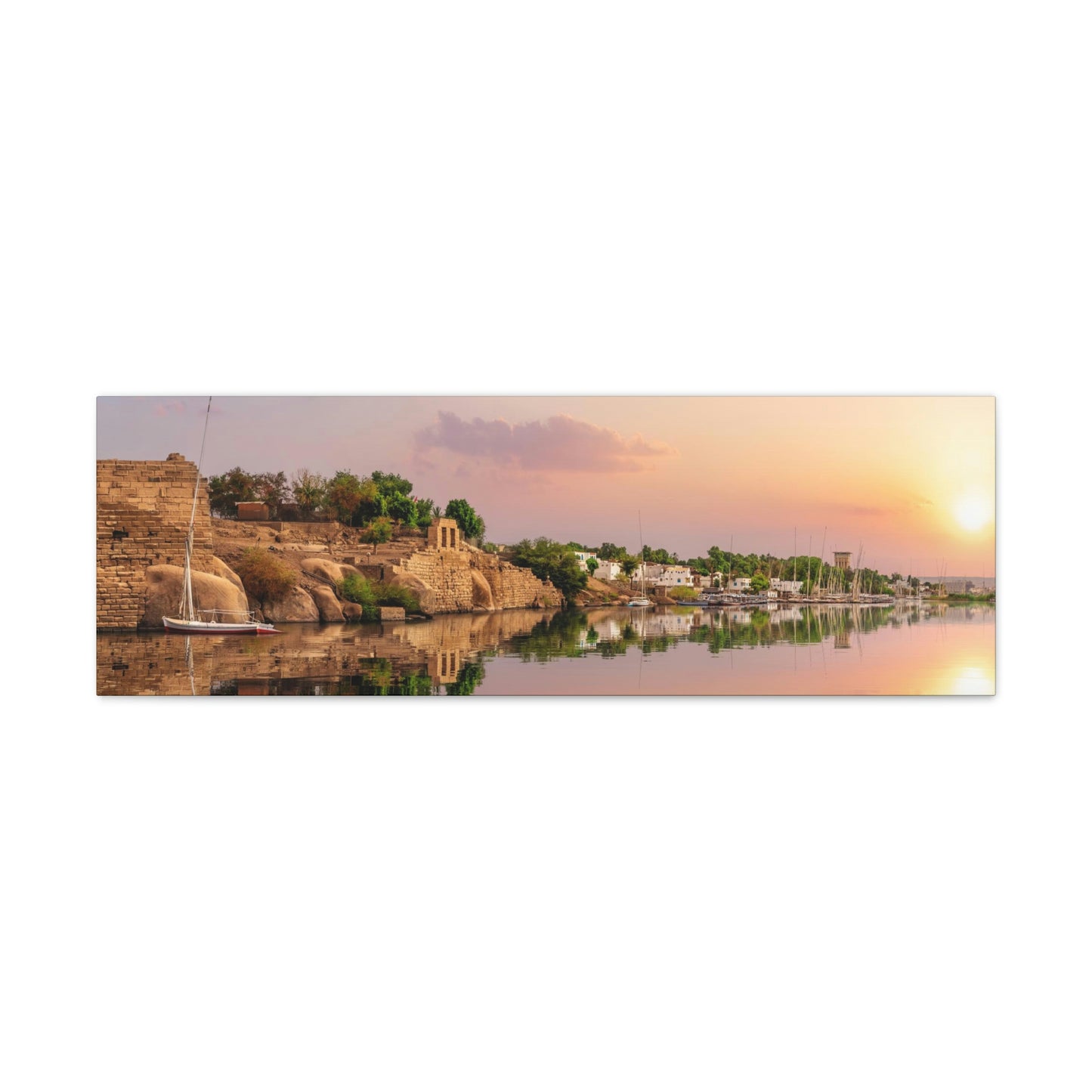 Aswan Egypt 36x12 Canvas