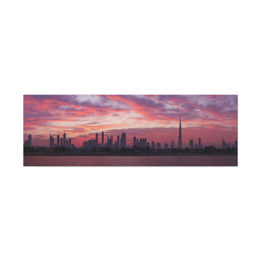 Dubai Skyline 60x20 Canvas