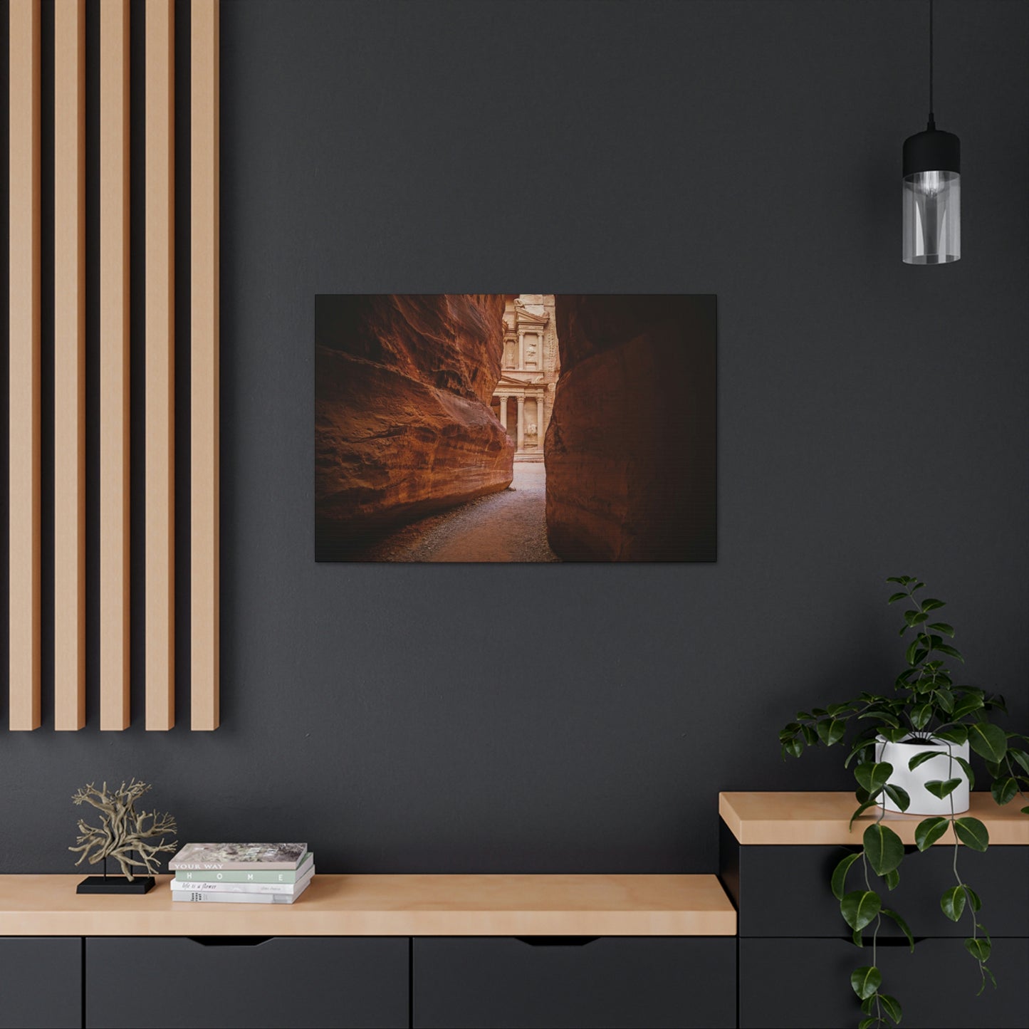 Enterance of the City of Petra 36x24 Canvas