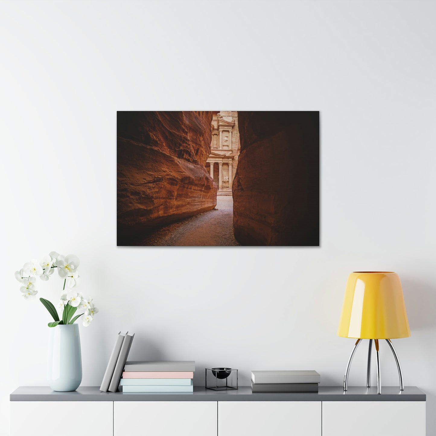 Enterance of the City of Petra 36x24 Canvas